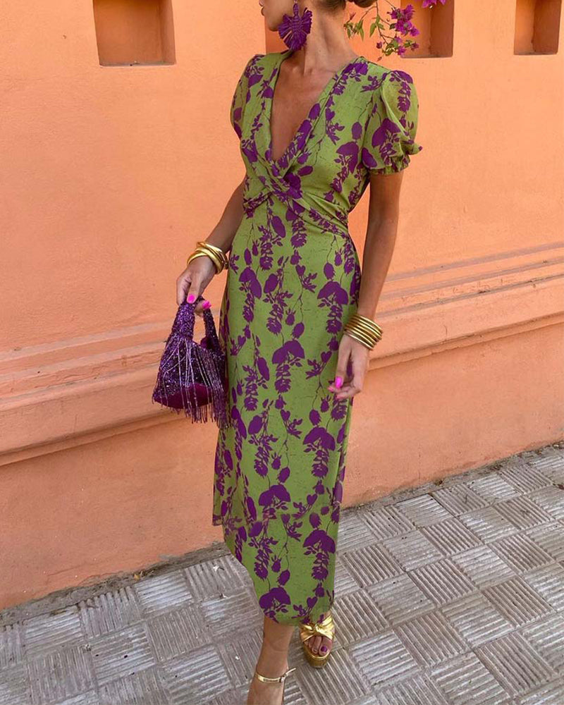 Cyra | Elegant Floral Dress