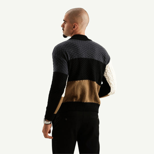 Apollo - Stylish Patchwork Sweater