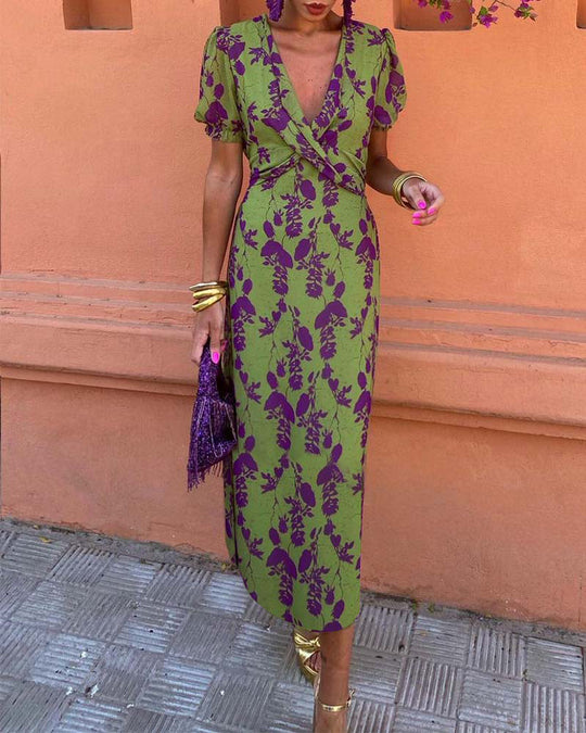 Cyra | Elegant Floral Dress