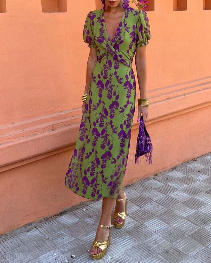 Cyra | Elegant Floral Dress