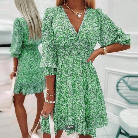 Acasha | Elegant Floral Dress