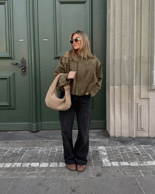 Catherine | Luxe Bomber Jacket