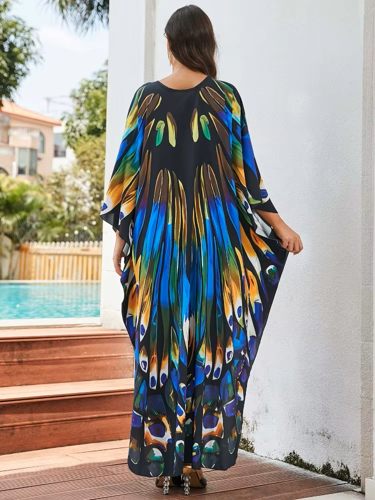 Celestine | Tropical Resort Bamboo Maxi Dress
