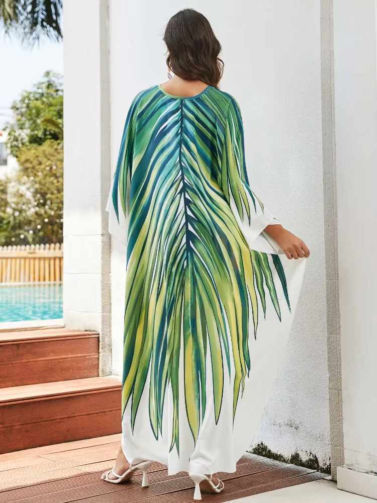 Chantal | Tropical Resort Bamboo Maxi Dress