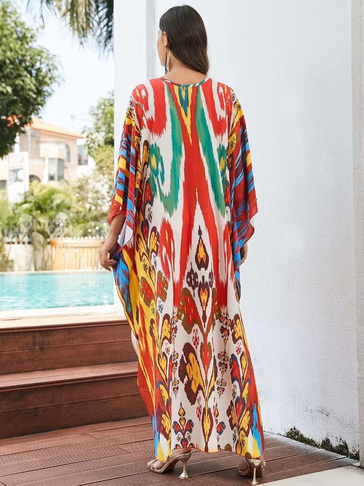 Claribel | Tropical Resort Bamboo Maxi Dress