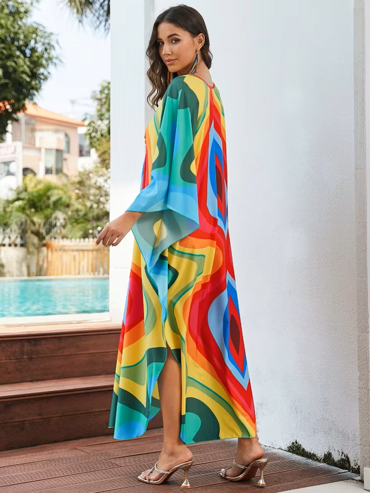 Daisha | Tropical Resort Bamboo Maxi Dress