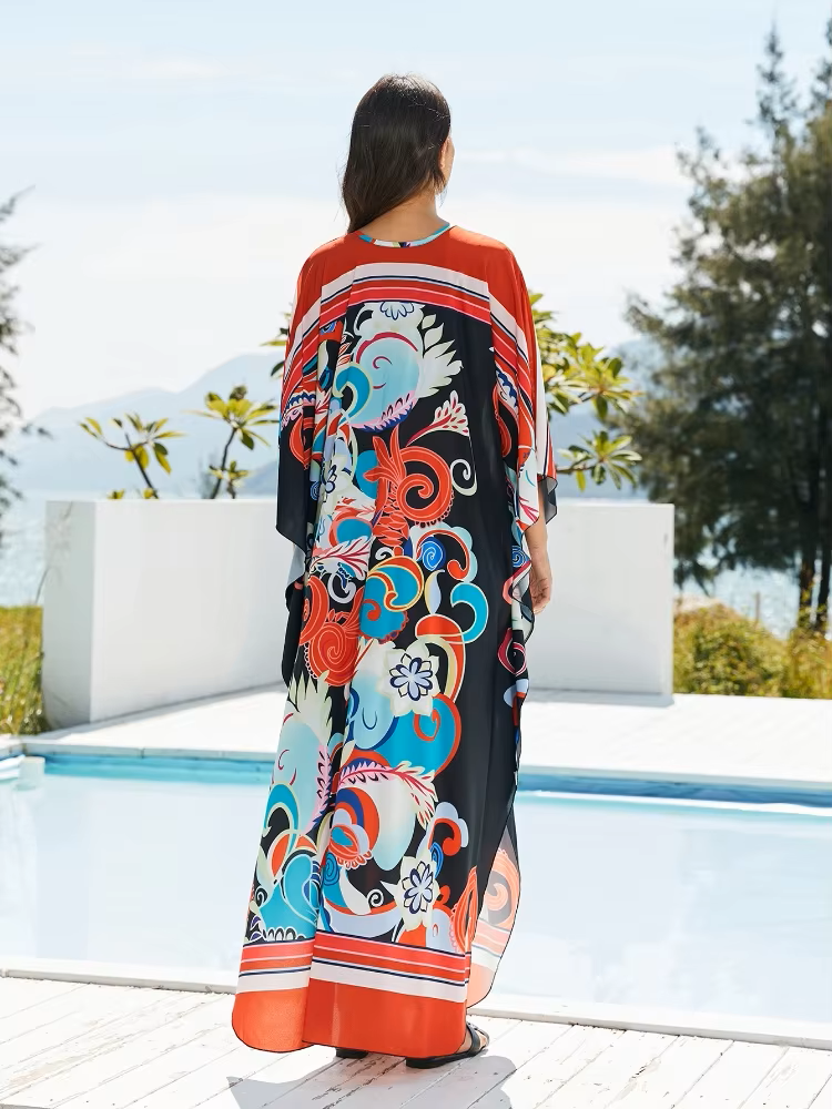 Dancia | Tropical Resort Bamboo Maxi Dress