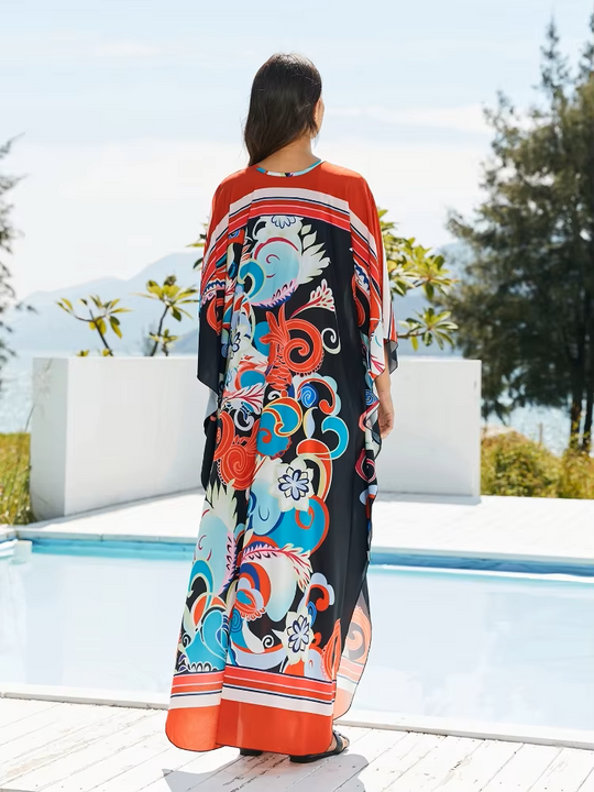 Dancia | Tropical Resort Bamboo Maxi Dress