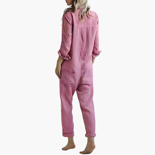 Quinella | Elegant Long Sleeve Jumpsuit