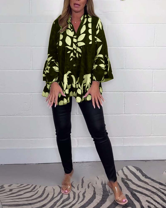 Dariana | Bell Sleeve Blouse