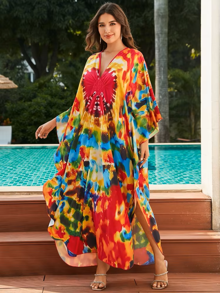 Akira | Tropical Resort Bamboo Maxi Dress