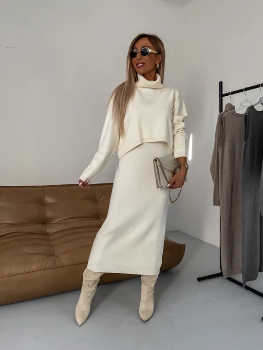 Vina | Knit Dress Set
