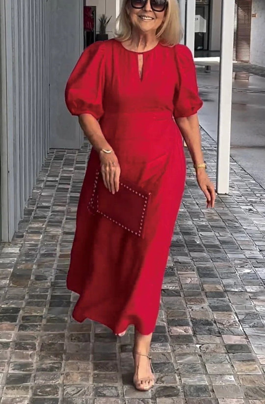 Coraline | Elegant Puff-Sleeve Dress