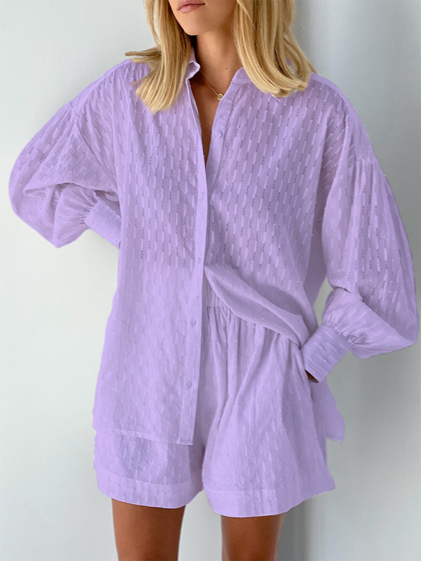 Enya | Breezy Shirt and Shorts Set