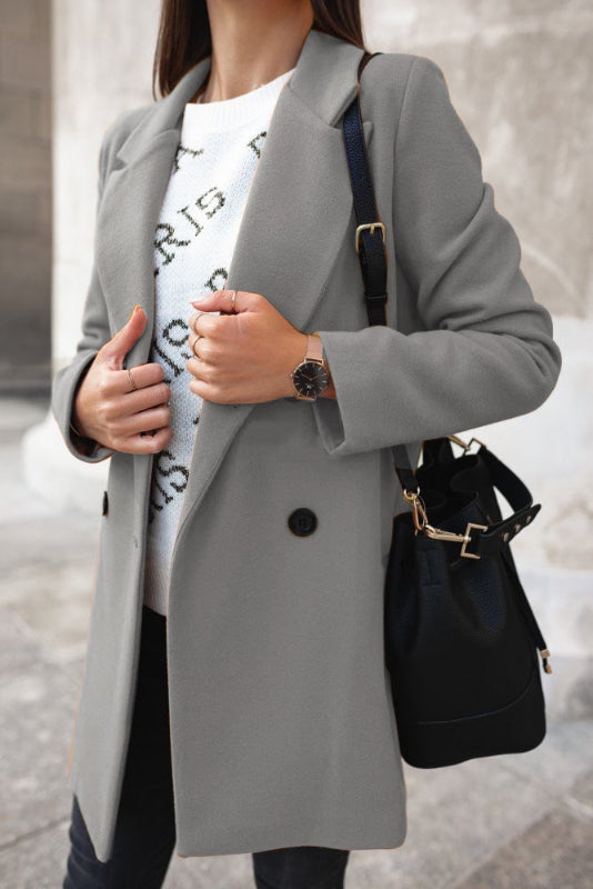 Vivienne | Elegant Lapel Coat