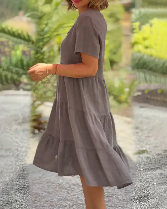 Zinnia | Casual Summer V-neck Dress