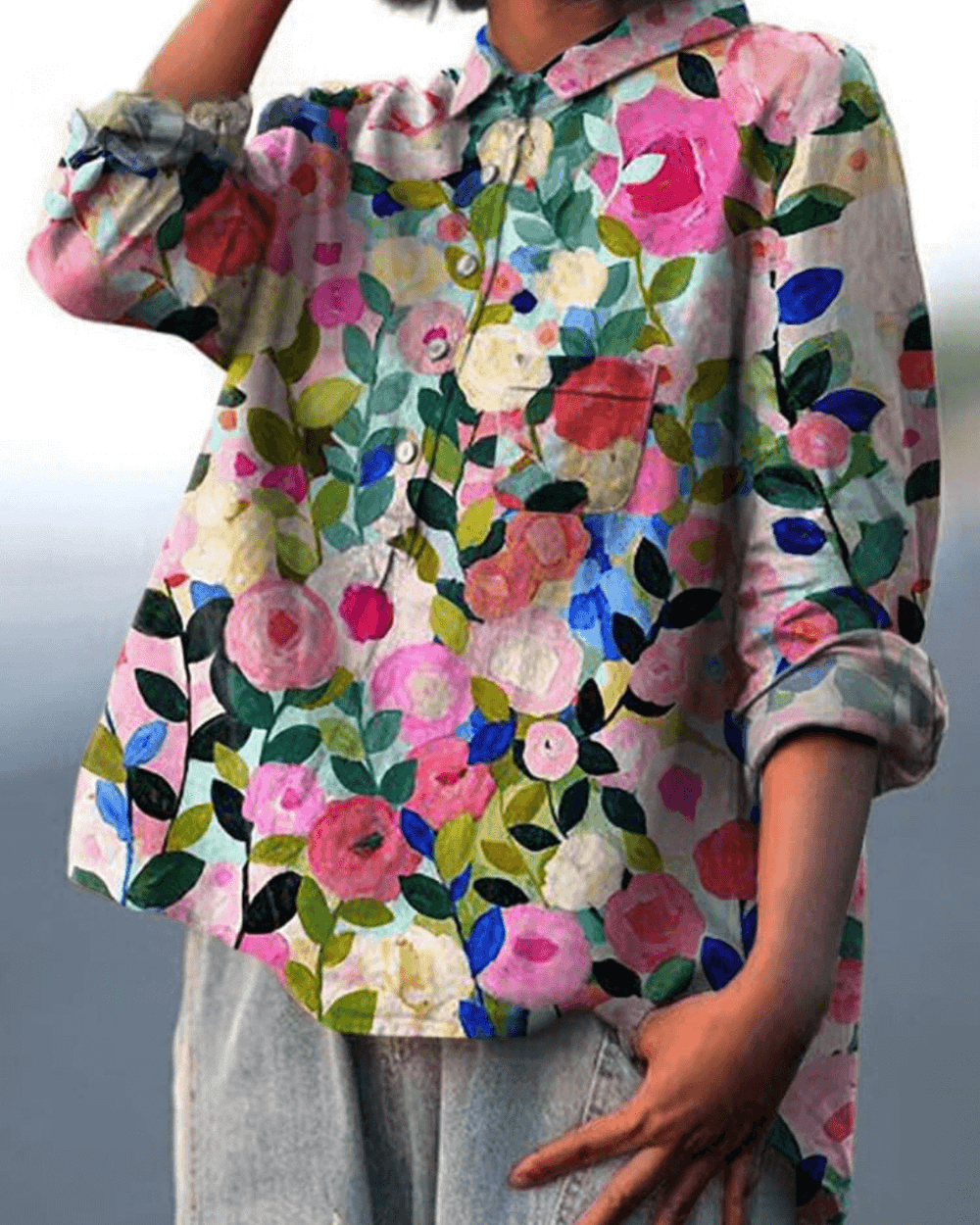 Perenna | Chic Floral Blouse