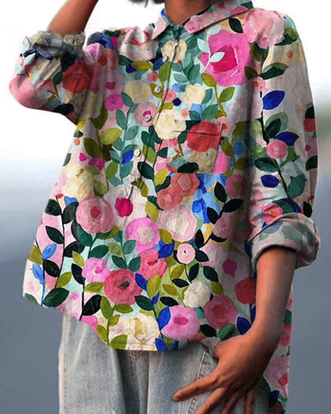Perenna | Chic Floral Blouse