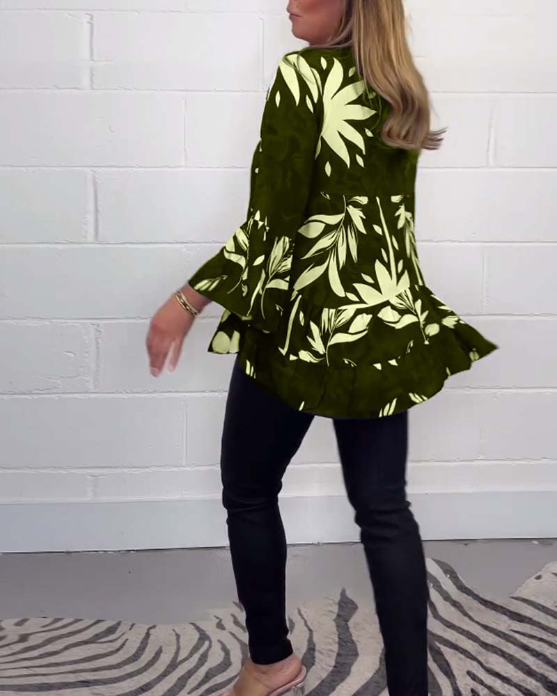 Dariana | Bell Sleeve Blouse