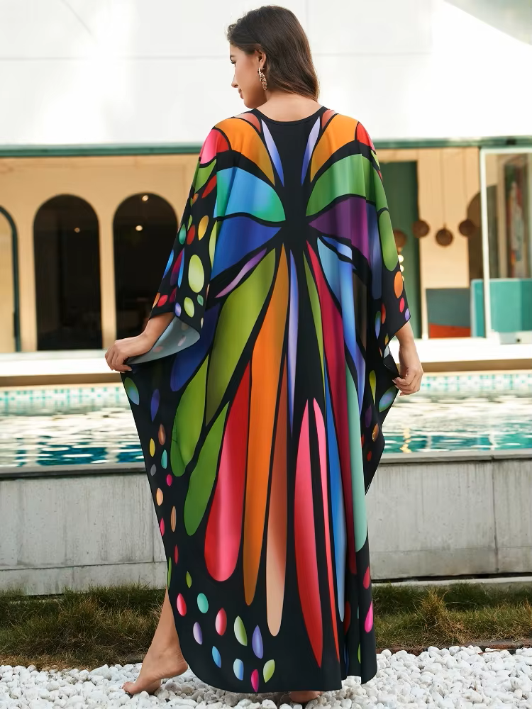 Althea | Tropical Resort Bamboo Maxi Dress
