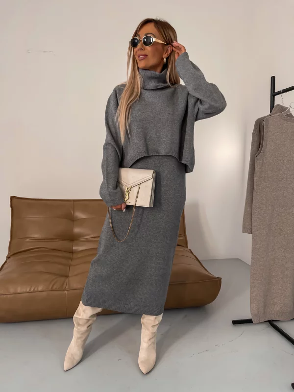 Vina | Knit Dress Set