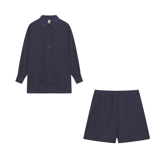 Genevieve | Breezy Shirt and Shorts Set