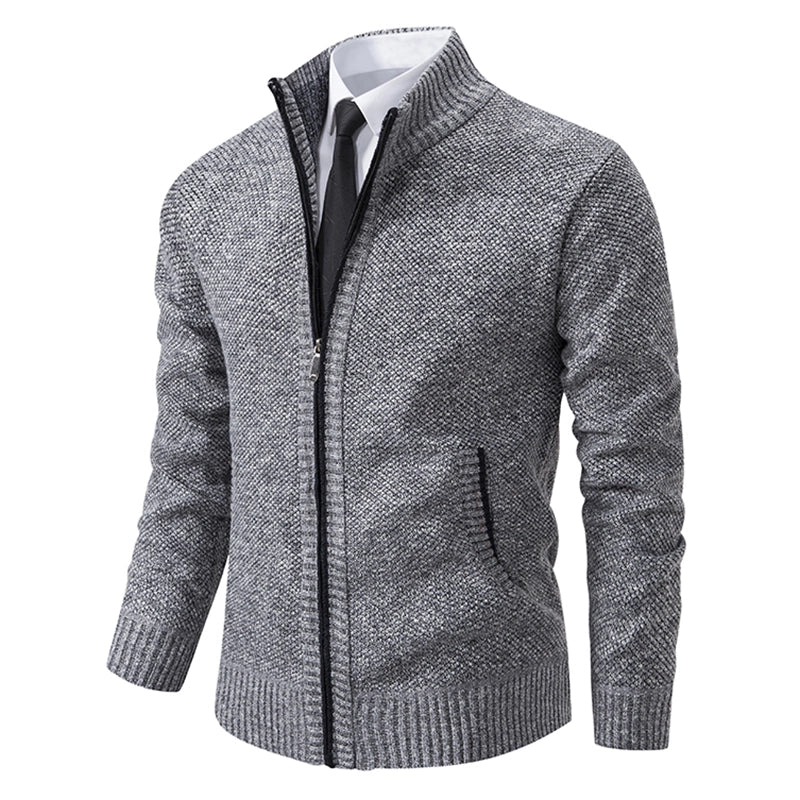 Stephen - Classic Zip-up Sweater