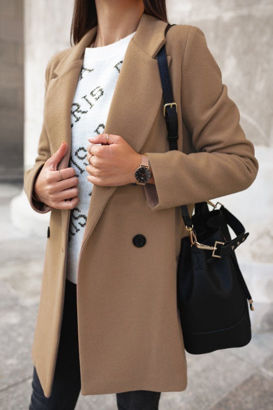 Vivienne | Elegant Lapel Coat