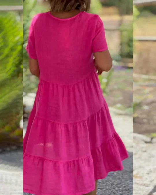 Zinnia | Casual Summer V-neck Dress