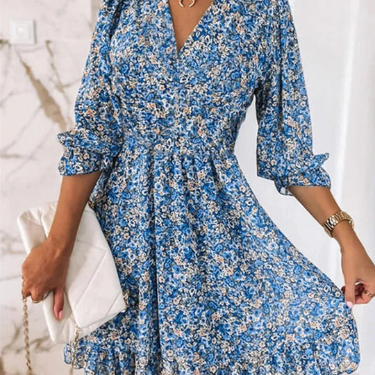 Acasha | Elegant Floral Dress