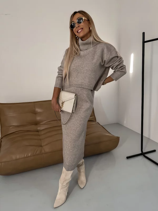 Vina | Knit Dress Set