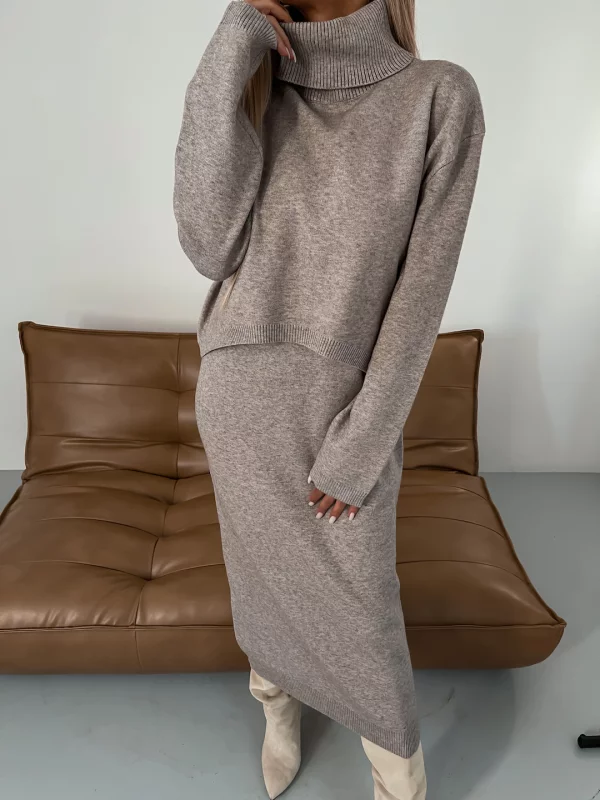 Vina | Knit Dress Set