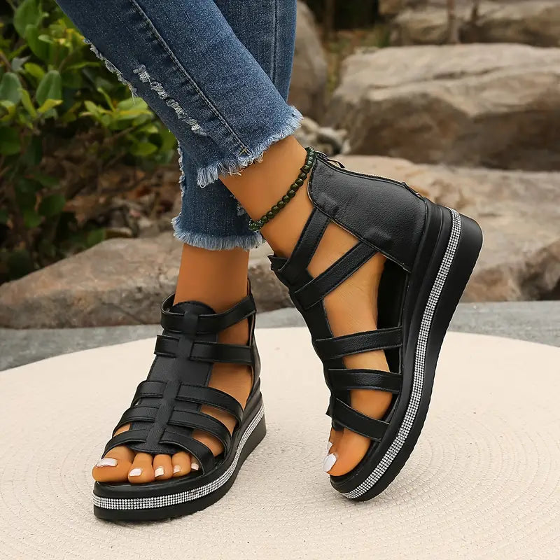 Billie | Elegant Wedge Sandals