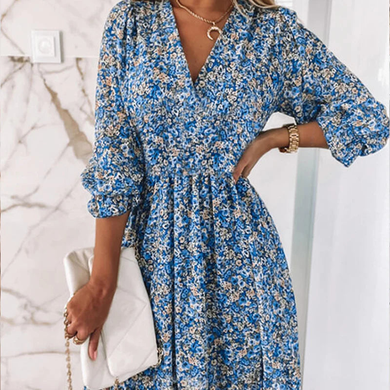 Acasha | Elegant Floral Dress
