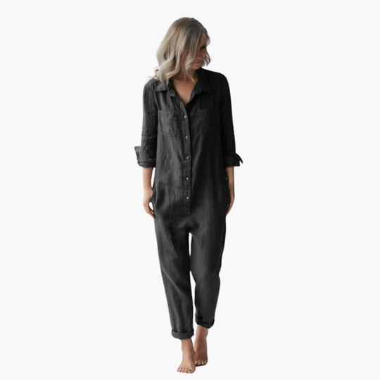 Quinella | Elegant Long Sleeve Jumpsuit