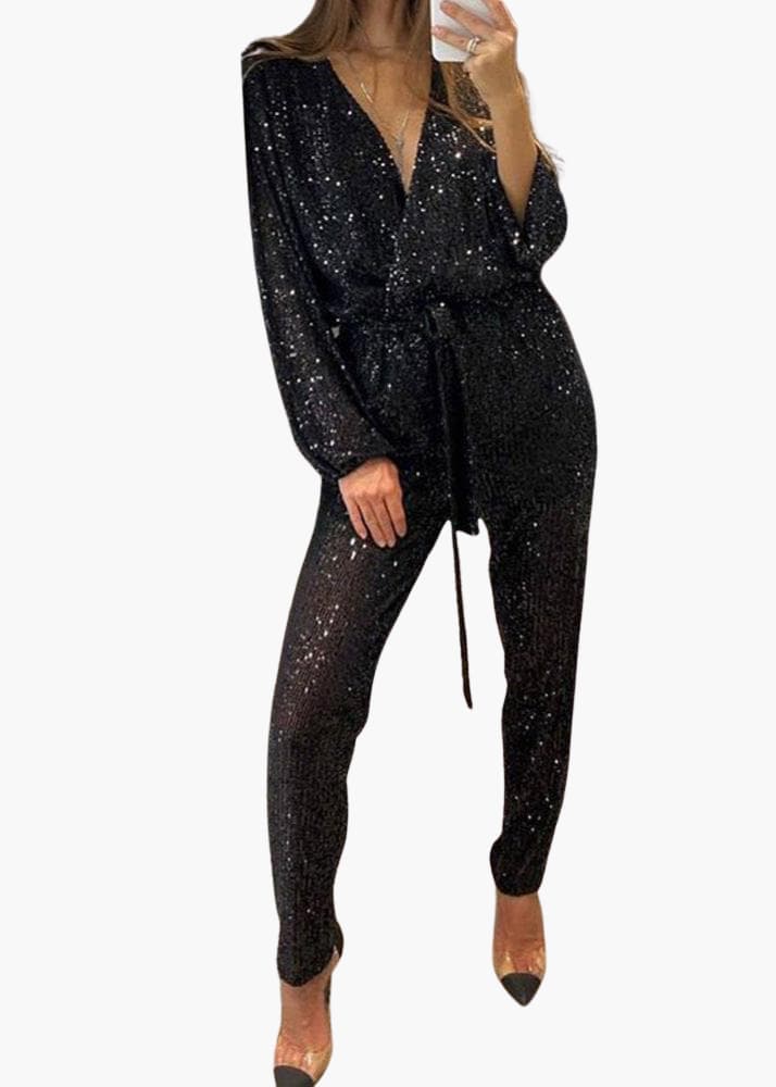 Kennedy | Glamorous Sequin Jumpsuit
