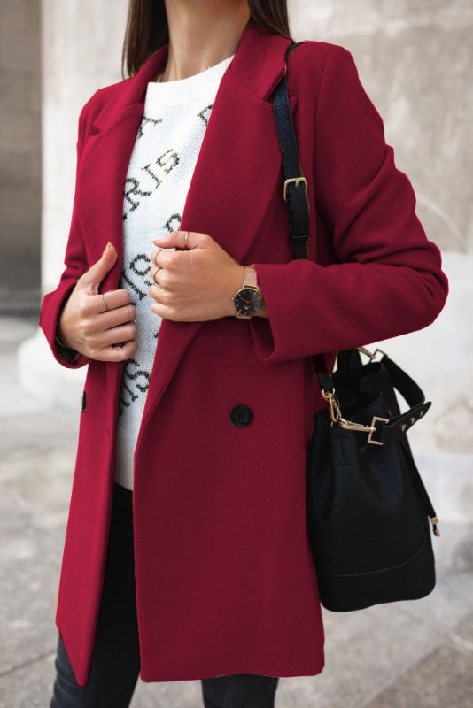Vivienne | Elegant Lapel Coat