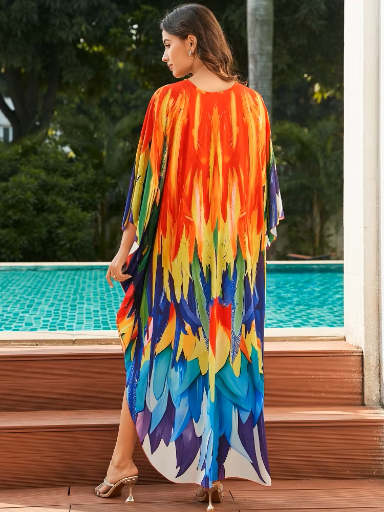 Braelyn | Tropical Resort Bamboo Maxi Dress