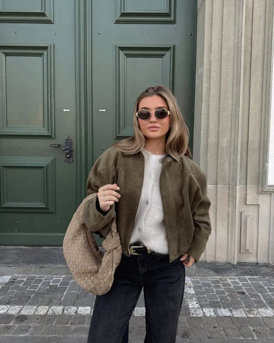 Catherine | Luxe Bomber Jacket