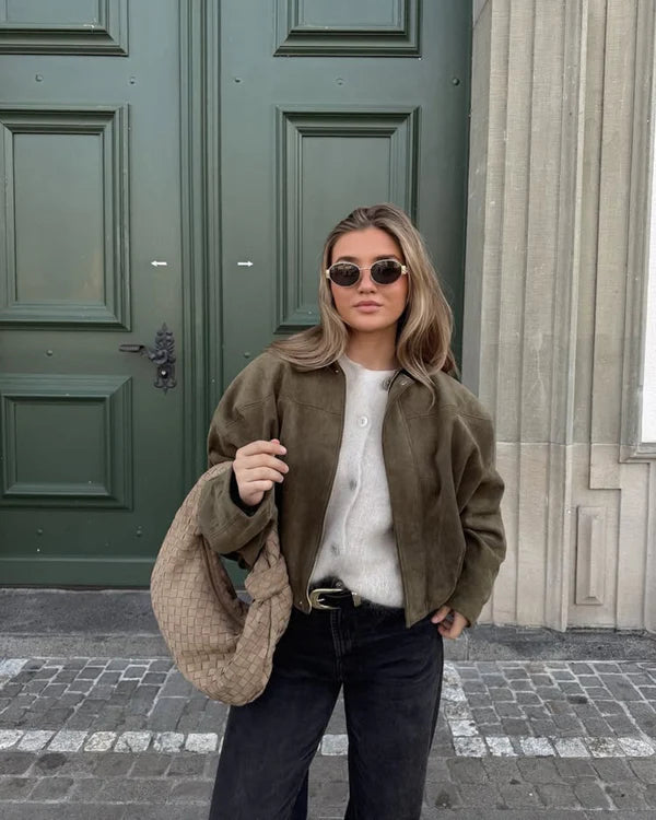 Catherine | Luxe Bomber Jacket