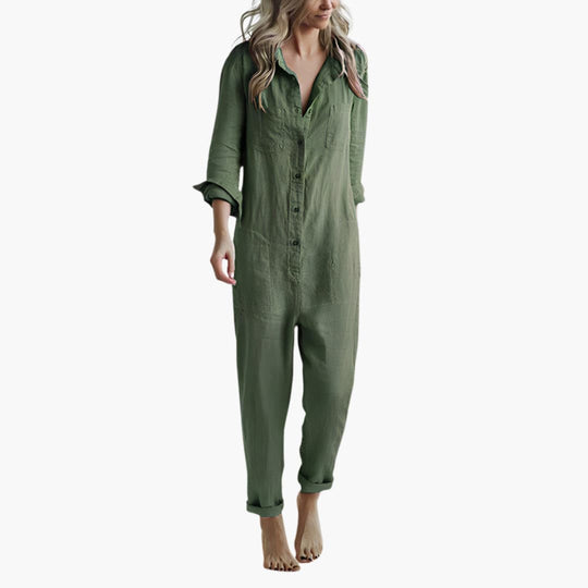 Quinella | Elegant Long Sleeve Jumpsuit