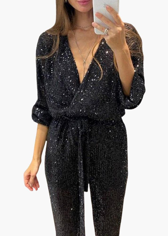 Kennedy | Glamorous Sequin Jumpsuit