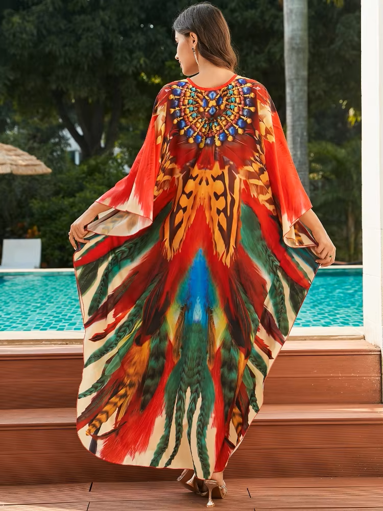 Briallen | Tropical Resort Bamboo Maxi Dress