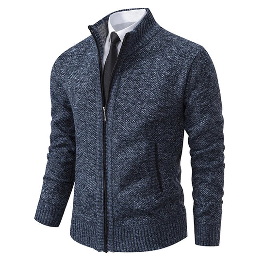 Stephen - Classic Zip-up Sweater