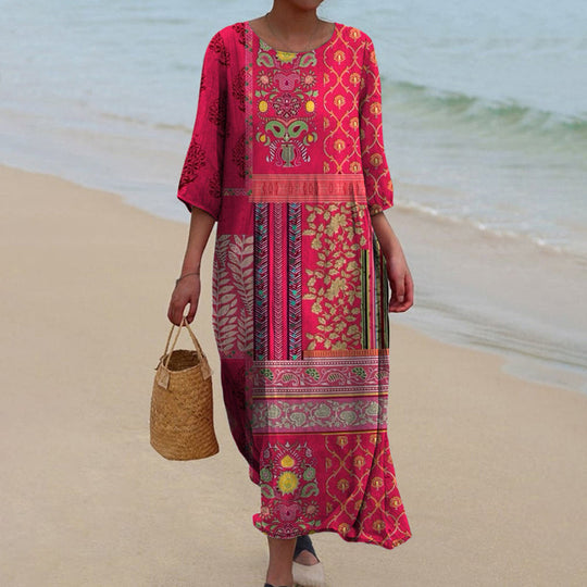 Adalee | Flowy Ethnic Dress