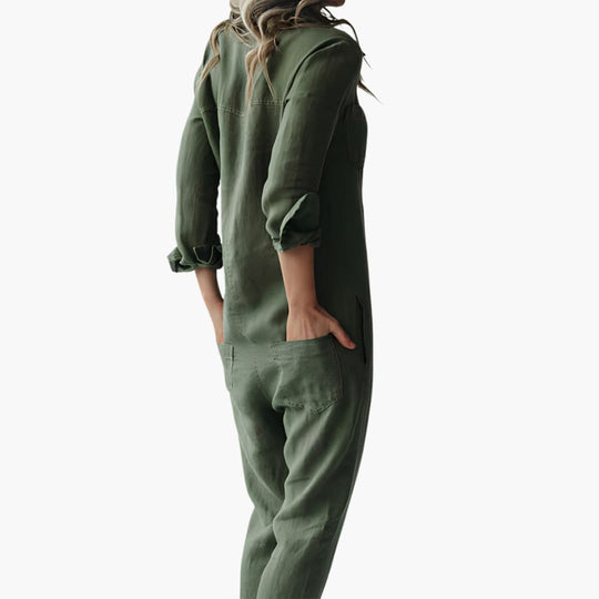 Quinella | Elegant Long Sleeve Jumpsuit