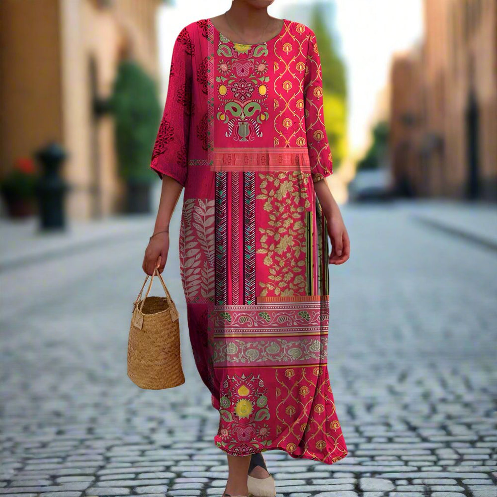Adalee | Flowy Ethnic Dress