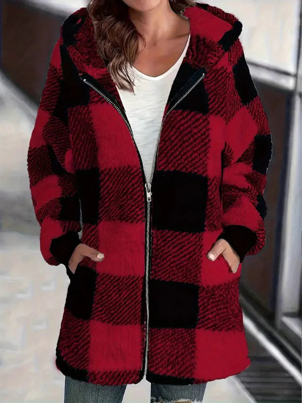 Ophelia | Stylish Plaid Jacket