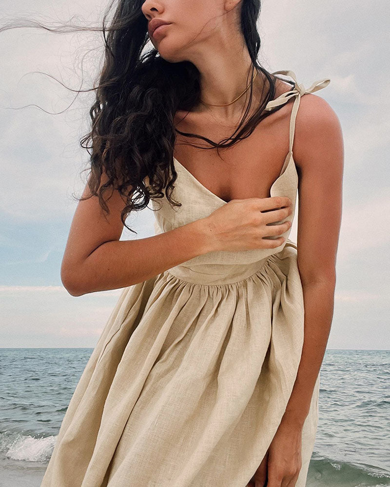 Amina | Chic Tie-Strap Dress