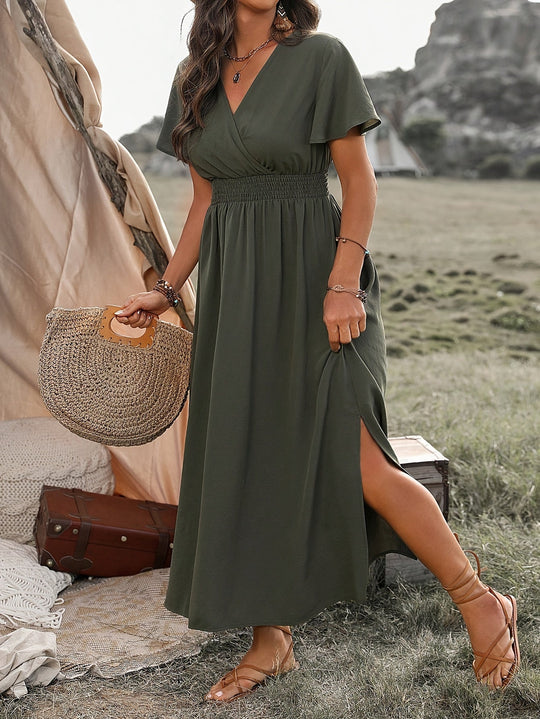 Merida | Elegant Summer Dress with V-Neck